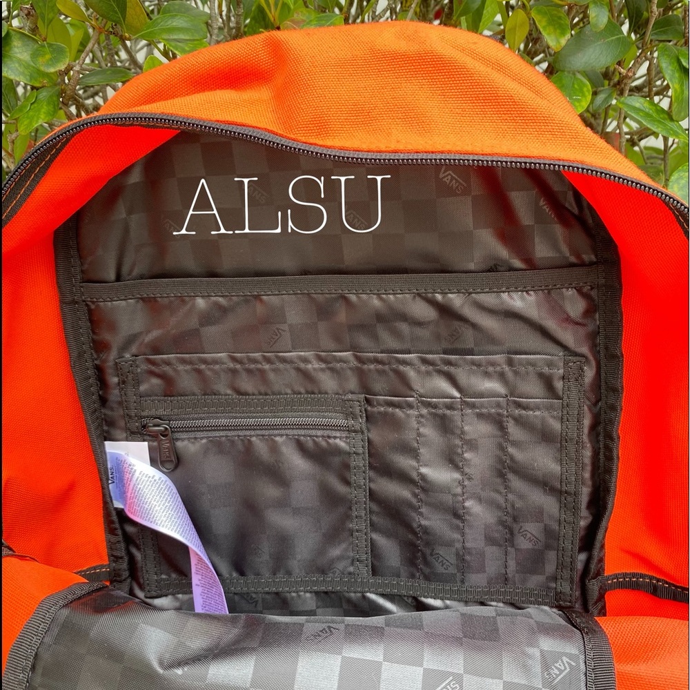 Vans Snag Backpack Orange 🍊 AUTHENTIC - Picture 6 of 8